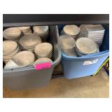 White Ceramic Dishware by IKEA and Others