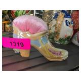 Decorative High-Heeled Shoe Pincushion