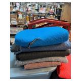 Five Moving Blankets in Mixed Colors