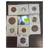 World Coin Collection in Holders