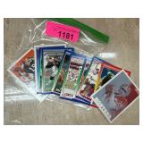 Football Trading Cards in Plastic Bag