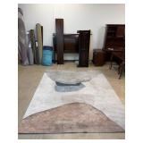 Modern 8' x 10' Area Rug With Abstract Design