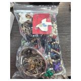 Costume Jewelry Lot in Bags