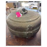 Antique Brass Indian Chapati Roti Dabba
