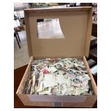 Postage Stamps in Box