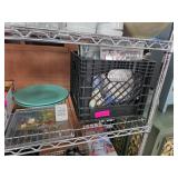 Milk Crate with Assorted Records