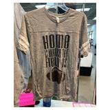 Football-Themed Apparel Lot in Various Sizes