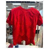 Ann Taylor Red Button-Up Blouse, Size 10