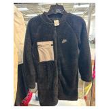 Nike Fleece Coat in Black, Small