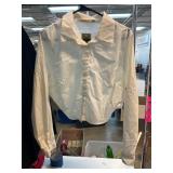 Liberty Love Long-Sleeve White Blouse