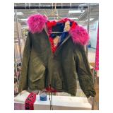 Belle Vere Small Jacket with Faux Fur Accents