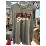 Nike Boomer Sooner Gray Dri-Fit Shirt XXL