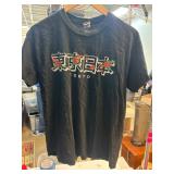 Black Tokyo Graphic T-Shirt, Medium