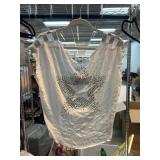 Scandalicious Small White Decorated Top