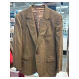 English Manor Herringbone Blazer, Size 42