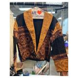 Flashback Small Patterned Jacket With Gold Accents