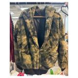 Odiva Faux Fur Camouflage Hoodie Jacket