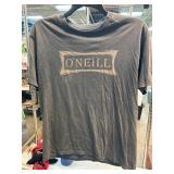 ONeill T-Shirt with Front Logo, Large