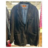 Sette Ponti XXL Pinstripe Jacket with Blue Lining
