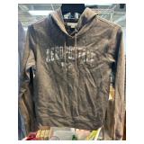 Aeropostale Gray Hoodie with Drawstring