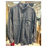 Towncraft Denim-Style XL Button-Up Shirt