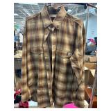 Wolverine Flame Resistant Plaid Shirt, XL
