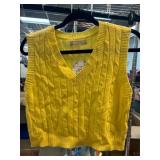 Jolie & Joy Yellow Knit Sweater Vest