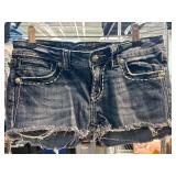 Miss Me Denim Cut-Off Shorts, Size 28