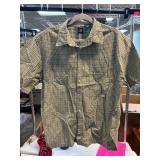 Gap Men's Large Plaid Short-Sleeve Shirt