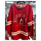 Red Mickey & Co. Sweater with Embroidery