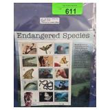 1996 Endangered Species Stamp Sheet