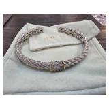 Judith Ripka Sterling Silver Bracelet 32.3g
