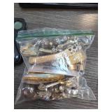 Bag of Costume Jewelry and Accessories