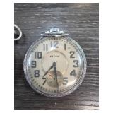 Elgin Pocket Watch with Ornate Case