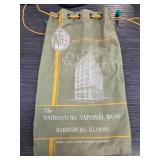 Harrisburg National Bank Cloth Money Bag