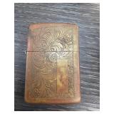 Engraved Brass Zippo Lighter
