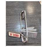 Ohio License Plate Keychains and Holder Set