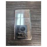 2007 Zippo Lighter, Engraved, Made in USA