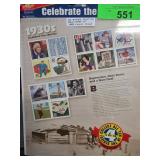 Celebrate the Century 1930s Stamp Sheet