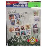 Celebrate the Century 1910s Stamp Sheet