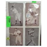 Early Baseball 1940s-1950s Exhibit Cards