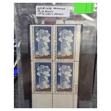 1972 National Parks Centennial Stamp Block