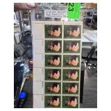 Plate Block of 12 George Gershwin Stamps