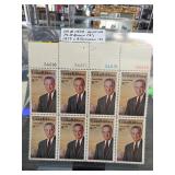 1973 Lyndon B. Johnson Plate Block Stamps