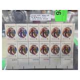 1972 US 8c Christmas Plate Block Stamps