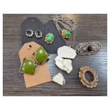 Costume Jewelry Lot with Earrings and Necklaces