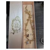 Kirks Folly Gold-Tone Charm Bracelet in Box
