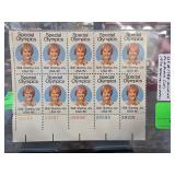 Sheet of 1979 Special Olympics Stamps