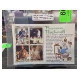1994 Norman Rockwell Souvenir Stamp Sheet
