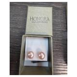 Honora Cultured Pearl Stud Earrings in Box